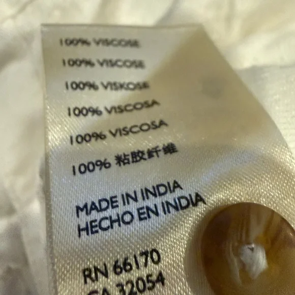 Pilcro Top Sequin Button Down Blouse  Anthropologie Size M - Picture 7 of 7